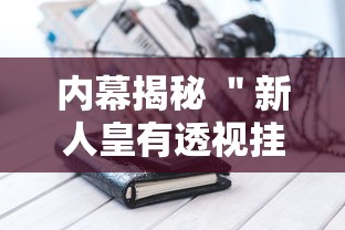 内幕揭秘 ＂新人皇有透视挂吗”科技辅助神器手机版教程