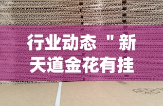 行业动态 ＂新天道金花有挂吗(透视)”开挂辅助详细步骤
