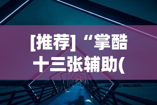 [推荐]“掌酷十三张辅助(透视)”(详细透视教程)-