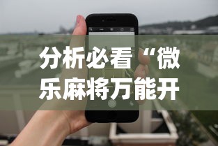 分析必看“微乐麻将万能开挂器苹果版	”开挂(透视)辅助神器